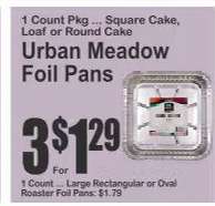 Urban Meadow Foil Pans