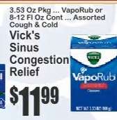 Vick's Sinus Congestion Relief