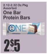 One Bar protein bars