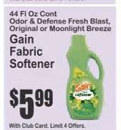 Gain Fabric Softener