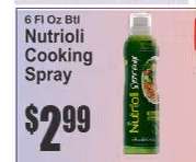Nutrioli Cooking Spray