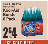 Kool-Aid Bursts 6 Pack