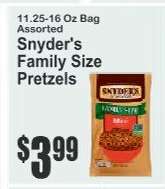 Snyder's Family Size Pretzels