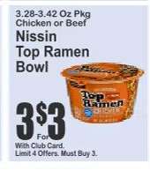 Nissin Top Ramen Bowl