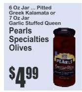 Pearls Specialties Olives