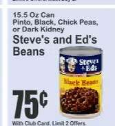 Steve's and Ed's Beans