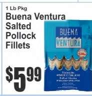 Buena Ventura Salted Pollock Fillets