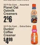 Dunkin' Coffee Creamer