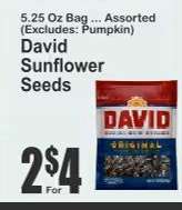 David Sunflower Seeds