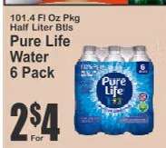 Pure Life Water 6 Pack