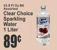 Clear Choice Sparkling Water