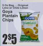 Goya Plantain Chips