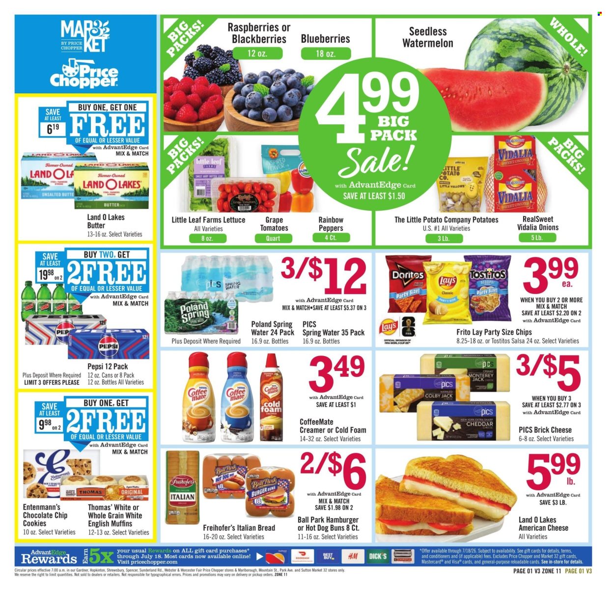 Price Chopper ad - 07/05/2026 - 07/11/2026. Page 1