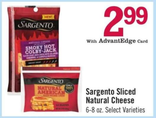 Sargento Sliced Natural Cheese