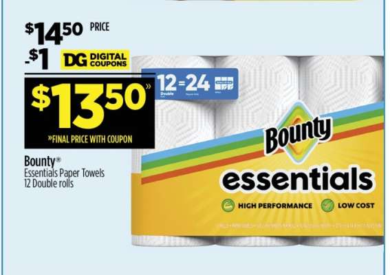 Bounty Essentials Paper Towels