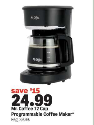 Mr. Coffee 12 Cup Programmable Coffee Maker*