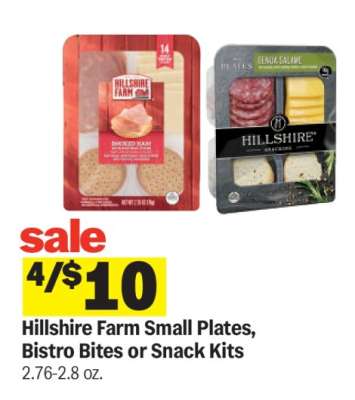 Hillshire Farm Small Plates, Bistro Bites or Snack Kits*