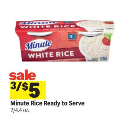Minute Rice Ready to Serve
