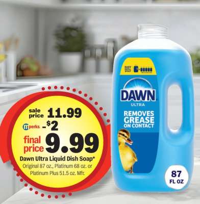 Dawn Ultra Liquid Dish Soap*