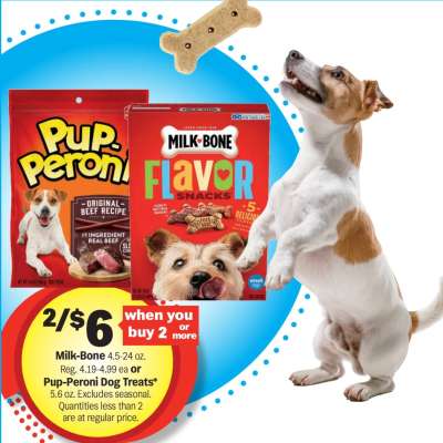 Milk-Bone or Pup-Peroni Dog Treats