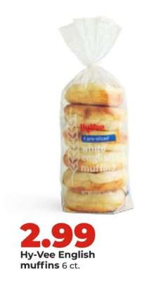 Hy-Vee English muffins