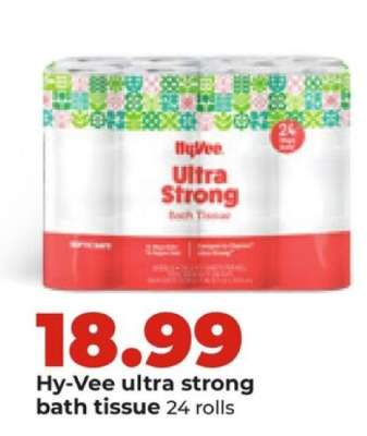 Hy-Vee ultra strong bath tissue