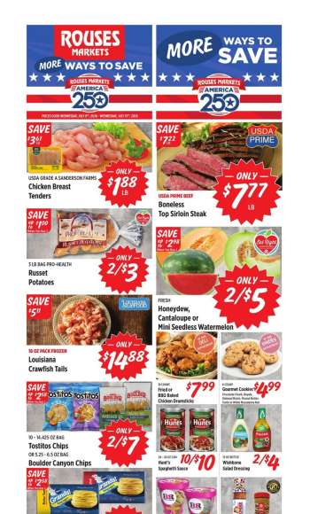 Rouses Markets Flyer - 07/08/2026 - 07/15/2026.