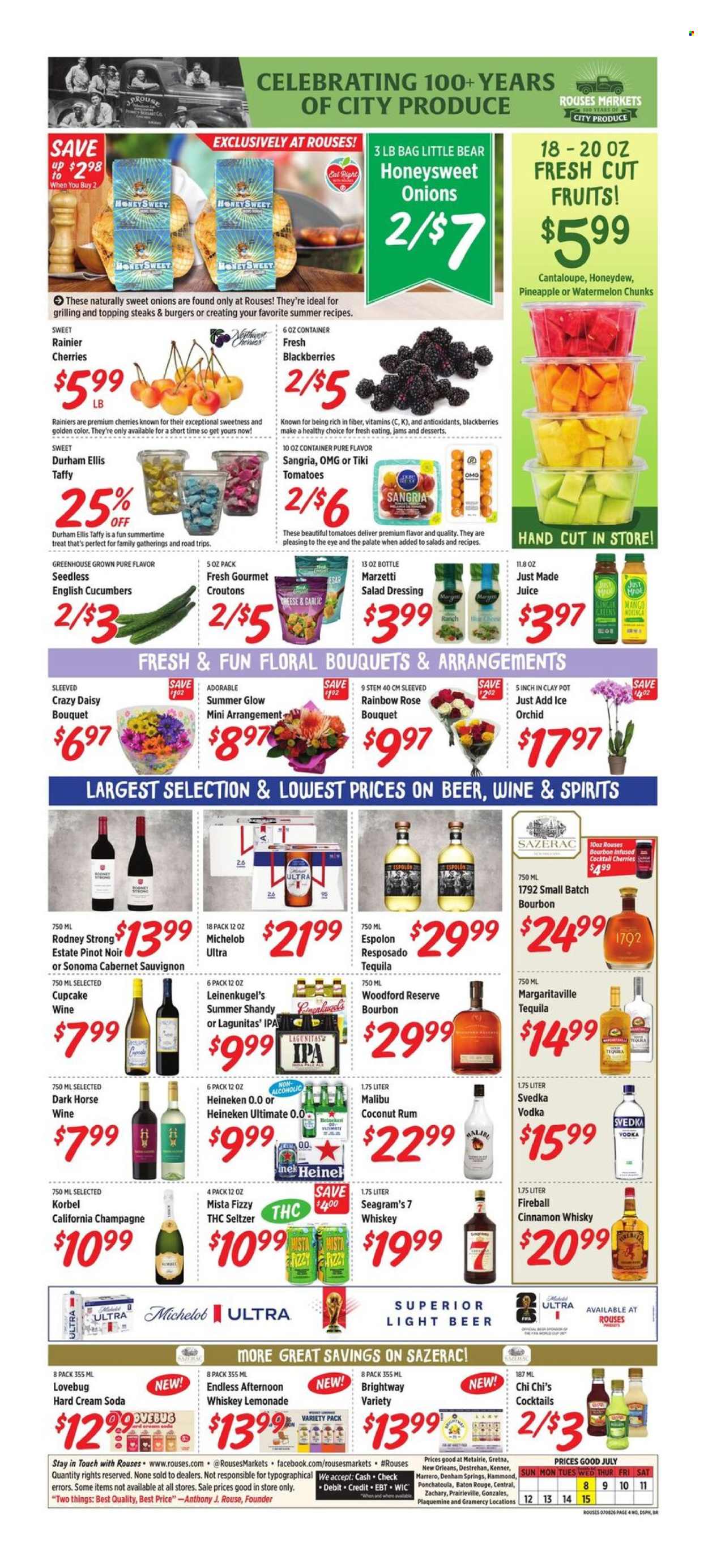 Rouses Markets ad - 07/08/2026 - 07/15/2026. Page 6
