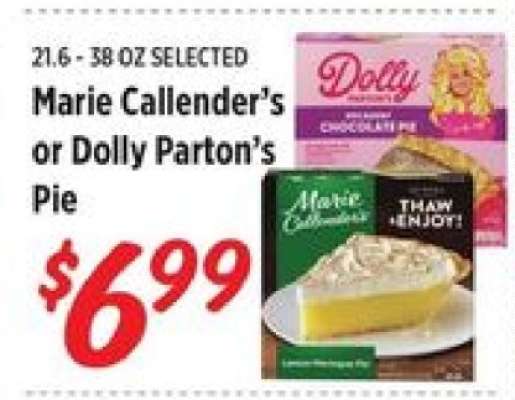Marie Callender’s or Dolly Parton’s Pie