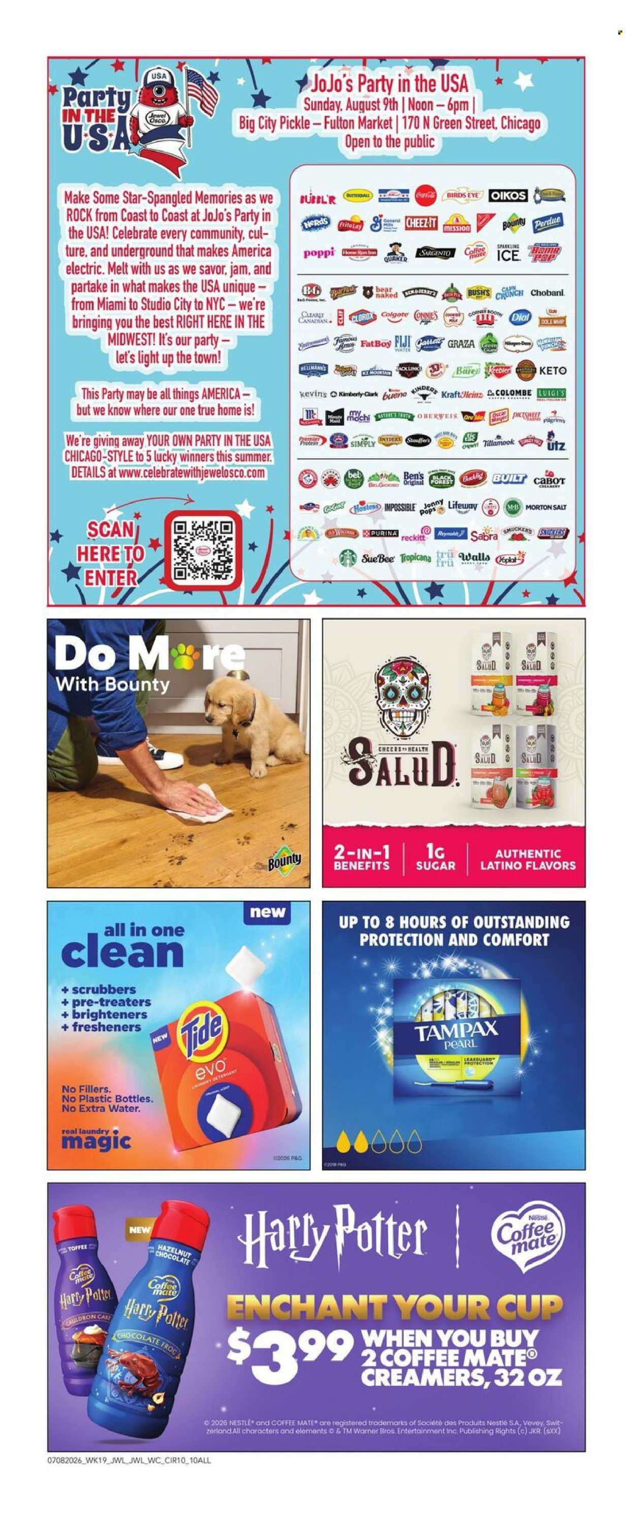 Jewel Osco ad - 07/08/2026 - 07/14/2026. Page 10