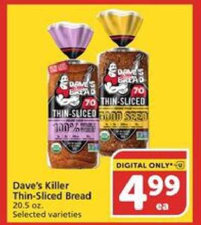 Dave's Killer Thin-Sliced Bread