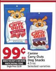 Canine Carry Outs Dog Snacks