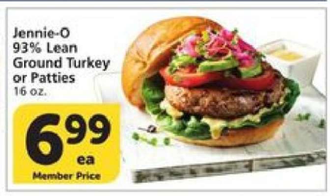 Jennie-O 93% Lean Ground Turkey or Patties