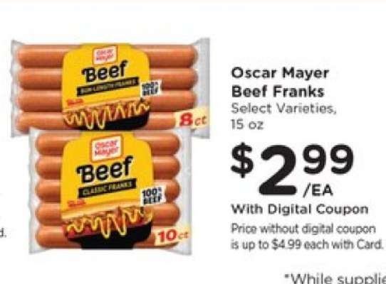 Oscar Mayer Beef Franks