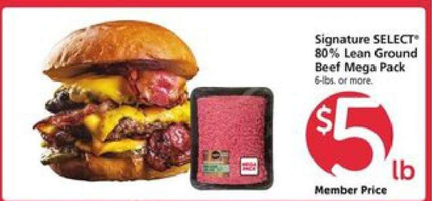 Signature SELECT 80% Lean Ground Beef Mega Pack