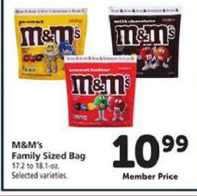 M&M's Family Sized Bag
