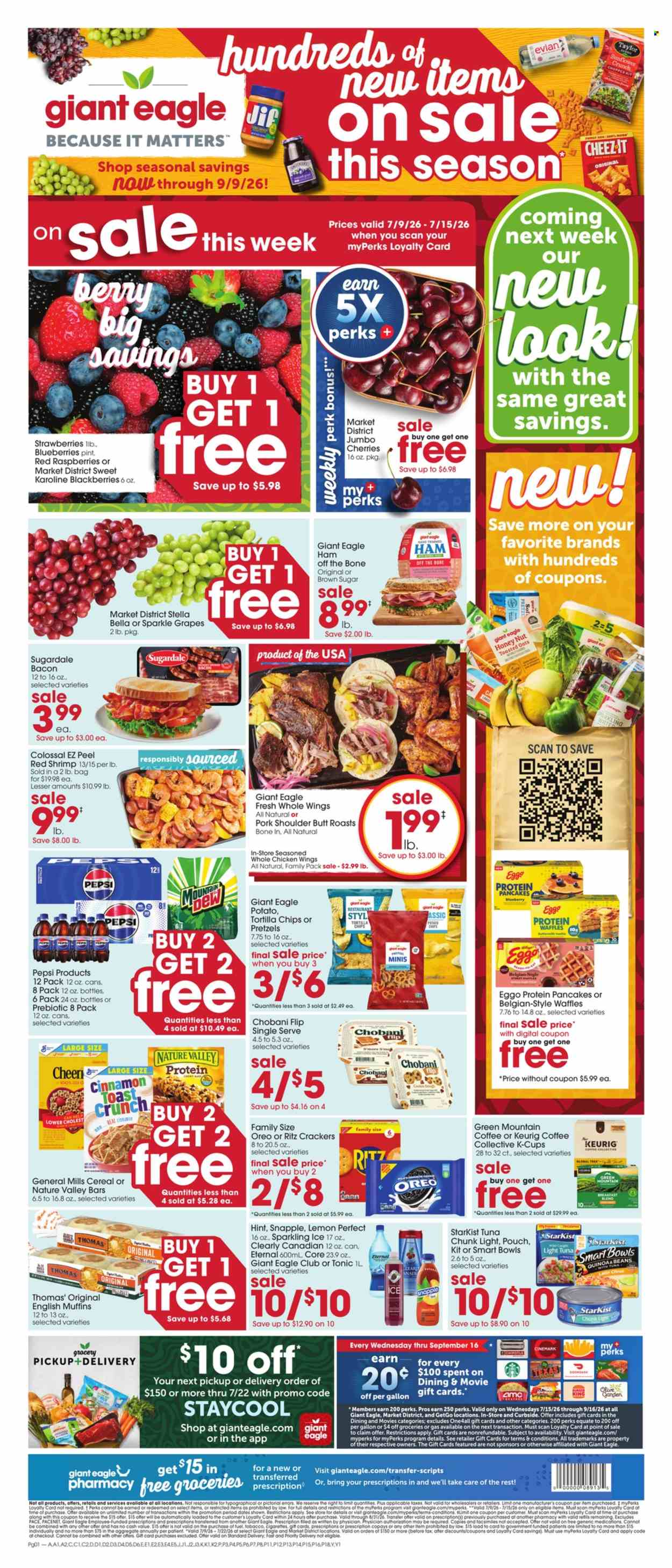 Giant Eagle ad - 07/09/2026 - 07/15/2026. Page 1