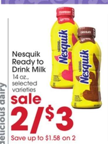 Nesquik Ready to Drink Milk