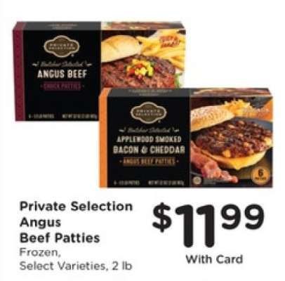 Private Selection Angus Beef Patties