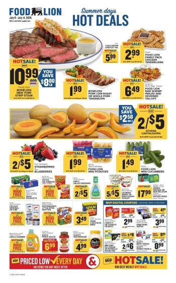 Food Lion Flyer - 07/08/2026 - 07/14/2026.