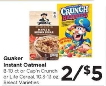 Quaker Instant Oatmeal