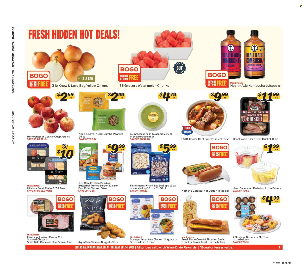 Winn Dixie ad - 07/08/2026 - 07/14/2026. Page 9