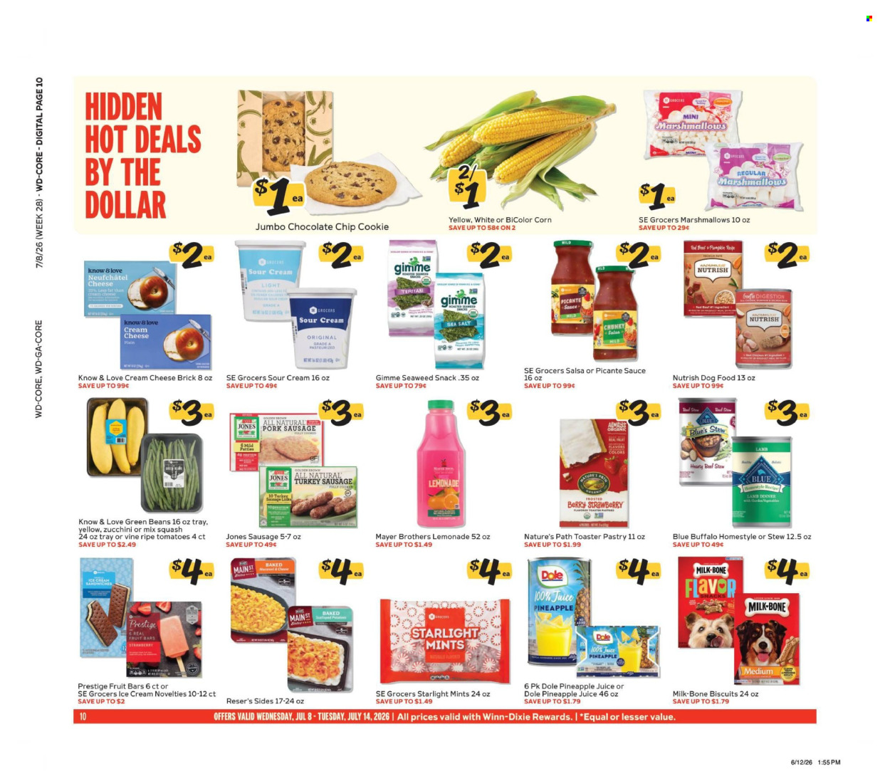 Winn Dixie ad - 07/08/2026 - 07/14/2026. Page 10