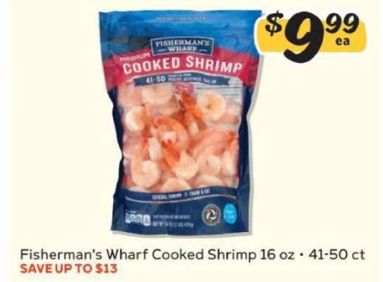 Fisherman's Wharf Cooked Shrimp