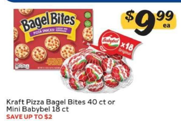 Kraft Pizza Bagel Bites 40 ct or Mini Babybel 18 ct