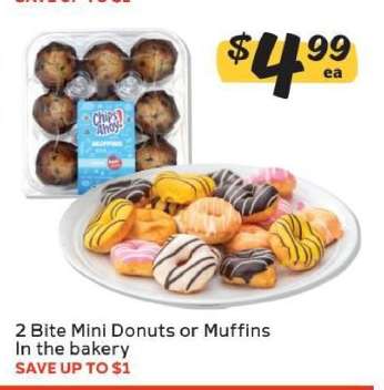 2 Bite Mini Donuts or Muffins