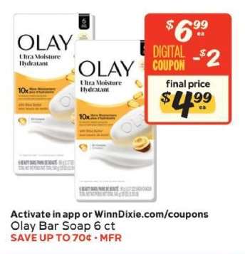 Olay Bar Soap 6 ct