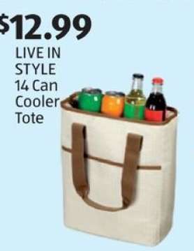 LIVE IN STYLE 14 Can Cooler Tote