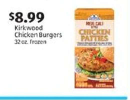 Kirkwood Chicken Burgers
