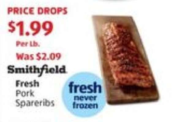 Smithfield Fresh Pork Spareribs